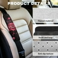 thumbnail image 6 of Yuyamidu Red Flannel Auto Seatbelt Covers Rose Car Seat Belt Strap Covers Shoulder Cushion Pad for Sedan SUV Truck 2 Pack Soft Car Seat Belt Pad Accessories, 6 of 7