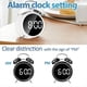 thumbnail image 3 of Reloj Despertador Retro de Metal con Campana, Números Grandes y Retroiluminación, Pequeño Reloj Digital de Noche para Dormitorio A, 3 of 5