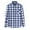 Navy, variant on ZRGHAOYLQ Long Sleeve Plaid Flannel Shirts Loose Turndown Collar Buttons Shirt Jacket Big and Tall Trendy Shirts Tops with Pockets Plus Size Cotton TShirts