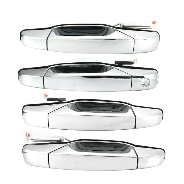 Manija de puerta Exterior cromada, 4 Uds., 22738721, 22738722, 22738725, compatible con CHEVROLET SILVERADO Jadeshay A
