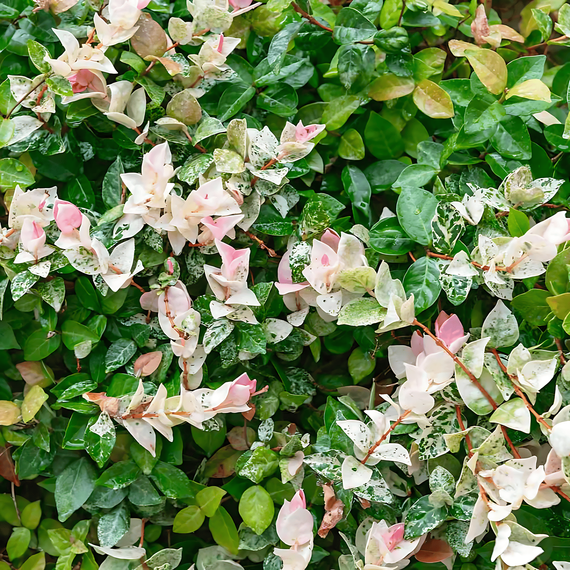 Asiatic Jasmine Live Plants, Evergreen Groundcover, Glossy Green Leaves, Easy Growth