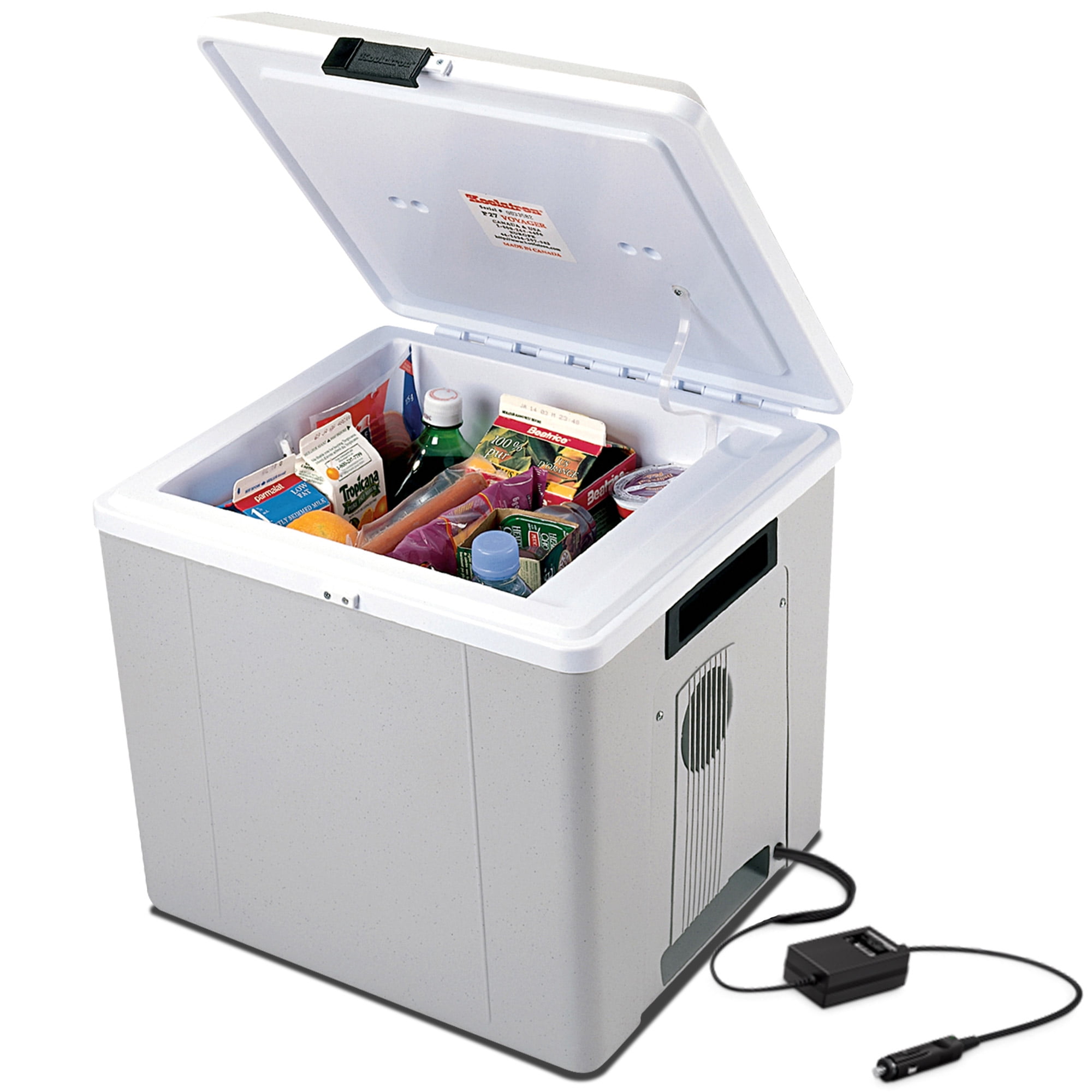 Koolatron 12V Electric Cooler/Warmer 27L (29 qt), Two-Way Design, Gray