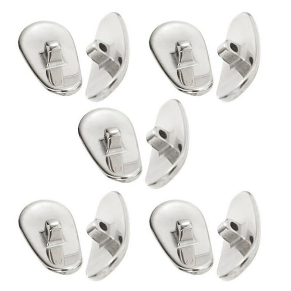 10 almohadillas para la nariz para gafas.