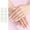 B, variant on Semicured Gel Nail Stickers UV/LED Lamp Required 16 Gel Nail Polish Wraps Fashion Design Gel Nail Art Stickers for Women