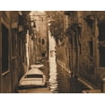 thumbnail image 2 of Unknown 24x20 Black Ornate Wood Framed with Double Matting Museum Art Print Titled - Venice I, 2 of 4