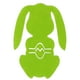 thumbnail image 1 of Portacubiertos Conejito de Pascua - Material de tela, ajustable, para decoración de mesa de fiestas de Pascua, 1 of 5