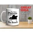 thumbnail image 2 of Musician Mug White 11oz - Best Players On The Bench - Piano Player Pianist Artist Musician Music Lover, 2 of 7