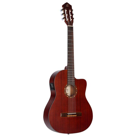 Family Series Guitare Classique à 6 Cordes en Nylon Acoustique-Électrique Mince avec Sac