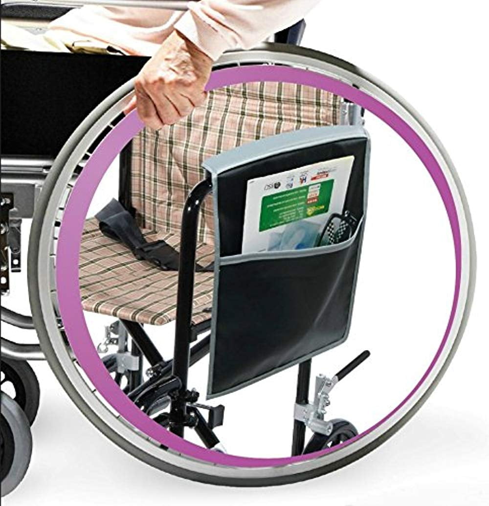 Wheelchair/Walker Armrest Side Pouch Organizer