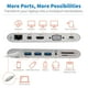 thumbnail image 4 of Estación de acoplamiento Tripp Lite USB-C con USB-A HDMI VGA mDP Gbe 4K, 4 of 9