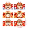 thumbnail image 3 of Yhmxh Décorations du Nouvel An Chinois 2025 Sac Rouge Mode Nouvel An Mariage Sac Rouge Pliable,6 Red Envelopes, 3 of 4