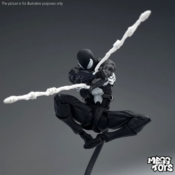 Messtoys Symbiote Spider-Man Black Spider Action Figure Boxed