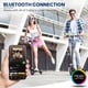 thumbnail image 5 of Pyle Altavoces todoterreno impermeables Bluetooth – Sistema de sonido de woofer de grado marino de 3,5 pulgadas y 40 W con luz RGB, altavoz estéreo de audio para exteriores de rango completo para moto, 5 of 5