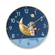 thumbnail image 4 of Reloj de pared de astronauta, reloj decorativo analógico de estilo viaje espacial sin tictac para astronauta luna, 4 of 9