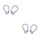 thumbnail image 1 of Seitruly Gancho antipérdida para auriculares Compatible con Bluetooth Gancho antipérdida Auriculares inalámbricos Gancho anticaída, Púrpura Violeta 2piezas, 1 of 5