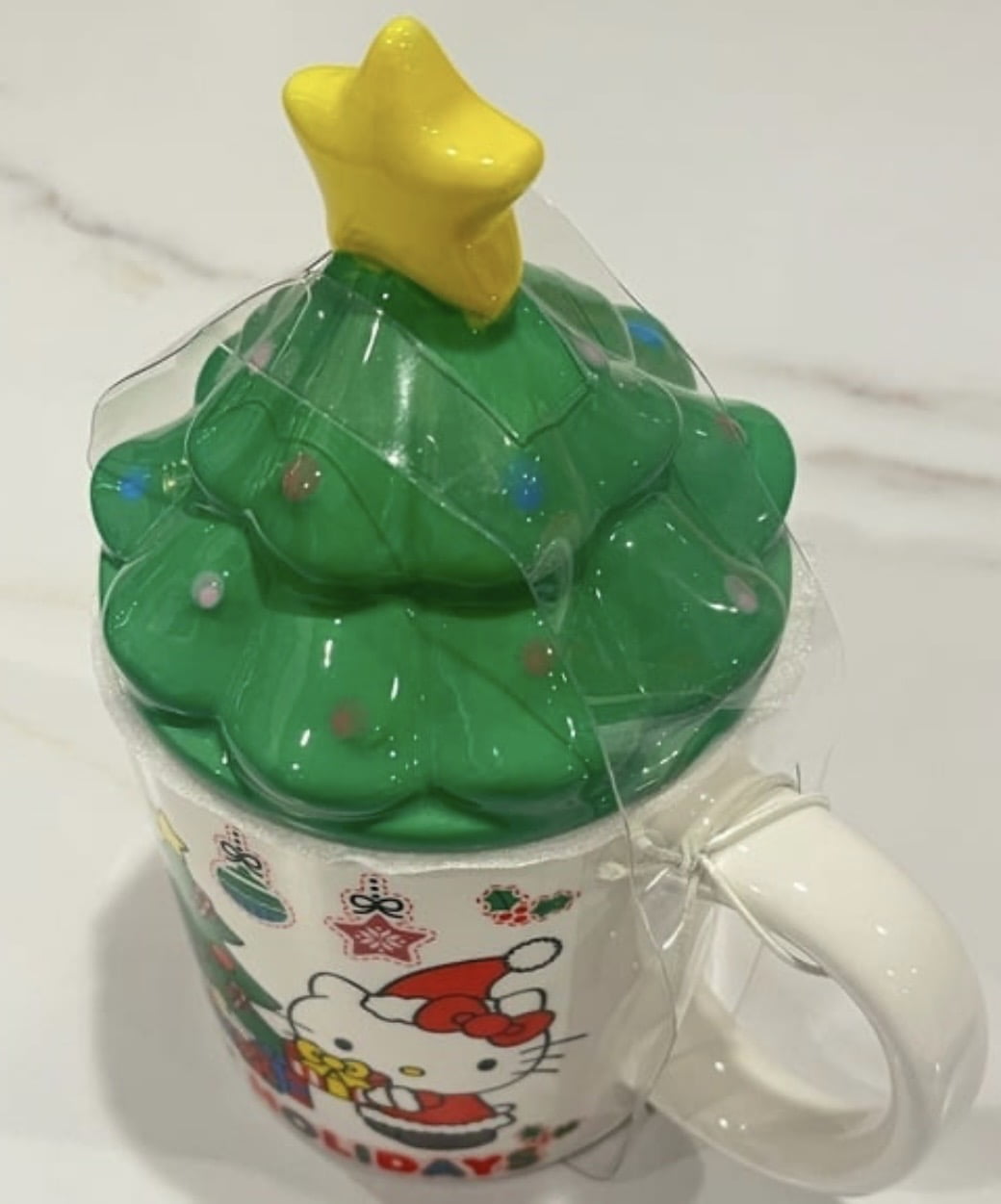 Sanrio Hello Kitty Christmas Tree Topper Mug