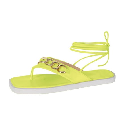 

Square Toe Thong Sandals for Womens Flat Sandals Strappy Straps Platforms Dressy Sandals Cute Beach Travel Slipper Shoes Outdoor Flat Long Boots