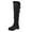 Black, variant on Women's Snow Boots Knee High Warm Winter Shoes