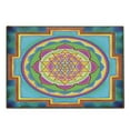 thumbnail image 1 of Rainbow Mandala Cutting Board, Southeast Motifs Geometric Triangles and Petals Pattern, Decorative Tempered Glass Cutting and Serving Board, in 3 Sizes, by Ambesonne, 1 of 2