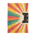 thumbnail image 6 of Yayeee Tablecloths for Rectangular Tables 60 x 60 inch Party Table Cover, Colorful Black Cat, 6 of 6