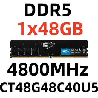 DDR5 メモリ 96GB(48GB×2) Crucial Pro Crucial Pro 96GB (2 x 48GB) DDR5-5600 PC5-44800 CL46 Dual Channel