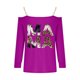 thumbnail image 4 of ICHUANYI Liquidación Blusas de manga larga con hombros descubiertos y holgadas y cómodas para mujer ICHUANYI WER202308233175, 4 of 4