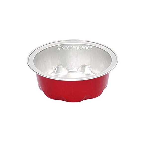KitchenDance Colored Disposable Aluminum 2 Ounce Fluted Cu