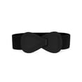 thumbnail image 1 of Unique Bargains Women's Solid Color Interlock 8-Shaped LBuckle Elastic Belts, 1 of 7