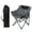 Gray, variant on DIYMAG Folding Chair for Camping , Outdoor Portable Folding Chair for Camping/Hiking/Backpack Traveling (Black)