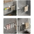 thumbnail image 4 of Towel Bar for Bathroom Clear Acrylic Towel Hanger Lucite Towel Rack Wall, 4 of 8