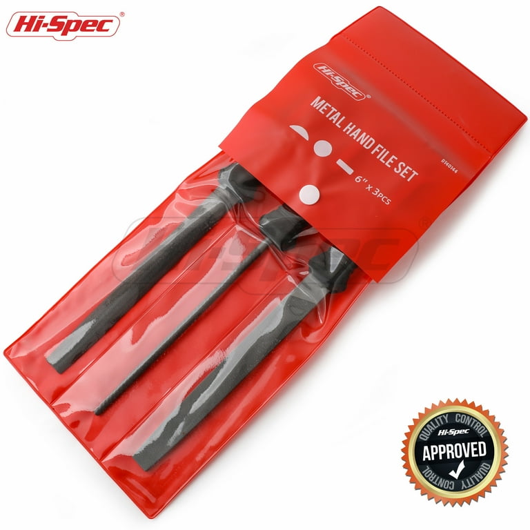 Hi-Spec 3pc Metal File Set With Carrying Pouch photo 2