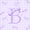 Purple B, variant on Homewish Geometric Classic Checkered Zipper Twin Comforter Sets with Fitted Sheet and 2 Pillowcases,Purple Letter I Initial Lettering Zipper Bedding Set,Colorful Stars Reversible,4 Pieces