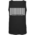 thumbnail image 1 of Halloween Generic Barcode Costume Black Adult Tank Top, 1 of 1