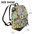 thumbnail image 2 of Easygdp Cute Dogs Collage Mochila de Cuero para Mujeres, Bolso de Hombro, Bolsos de Mano de Moda para Trabajo y Viajes, 2 of 4