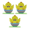 thumbnail image 1 of Ounissouiy 2 juegos de adornos de exquisitas decoraciones de Pascua dibujos animados suministros para fiestas Artesanía, 1 of 6