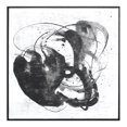 thumbnail image 1 of Gild Design House Plastic Frame Abyss II Hand Painted Canvas in Black/White, 1 of 4