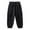 Black, variant on CPNG Toddler Boys Solid Color Cargo Jogger Pants with Elastic Hem Sweatpants Kids with Multi Pocket Twill Teenage Relaxed School Casual Trousers