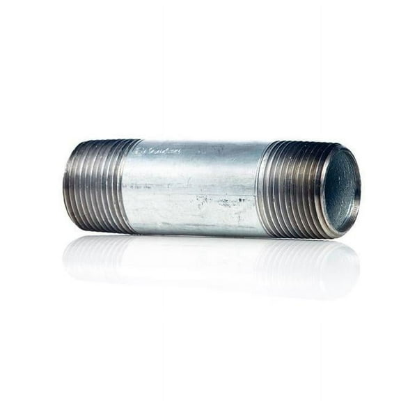 STZ 501134 3/4 x 12 In. Galvanized Pipe Nipple - Quantity 10