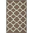 thumbnail image 2 of Safavieh Dhurries Brown/Ivory Area Rug, 2 of 4