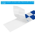 thumbnail image 4 of Uxcell Reflective Tape, 2"x82 Ft Waterproof Reflective Tape Warning Safety Tape Reflector for Trucks, Grid White Blue, 4 of 6