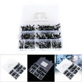 thumbnail image 4 of Blind Rivets Assortment, 200pcs Black Blind Rivet Kit Aluminum Blind Rivet Fasteners Assortment 3.2/4.0/4.8mm, 4 of 8