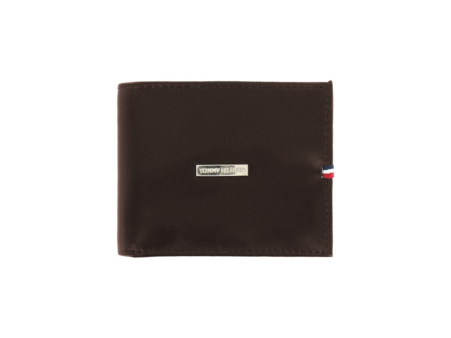 Tommy Mens Leather Bi-Fold Wallet (One Size Brown) - Walmart.com