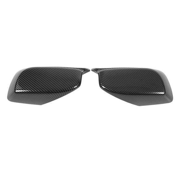 Cubierta del espejo de la puerta lateral izquierda derecha Embellecedor del espejo retrovisor exterior 51167078360 para 5 6 Series E60 E61 E63 E64 2003-2007 Estilo de fibra de carbono