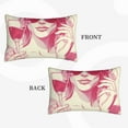 thumbnail image 2 of Rateoe Ace Of Diamonds Lady Pattern Pillow Covers with Invisible Zipper(Pillows are not Included) Standard Pillowcases-14"x20", 2 of 6