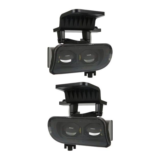 Luces AntiniBla LED, DC 10-24V Lámparas de Conducció de Parachoques Fuello de Calor de aluminio Con Bombillas para Camión de Automóvil