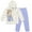 Tusk, variant on Disney Frozen Elsa Toddler Girls Fleece Pullover Crossover Hoodie and Pants Outfit Set Toddler to Little Kid