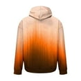 thumbnail image 5 of CFLVAEK Big and Tall Mens Hoodies Fashion Gradient Graphic Hooded Sweatshirts Casual Long Sleeve Fall Sweatshirt Drawstring Pullover Tops with Pockets Orange XL, 5 of 6