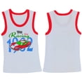thumbnail image 5 of ToBeInStyle Boy's Pack of 4 Ultra-Soft Cotton Tank Tops - Cars - 8 Years Old, 5 of 6