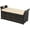 Brown, variant on VINGLI 40 Gallon Outdoor Rattan Deck Box w/Cushion, Patio Wicker Storage Box for Tools and Supplies Storage, Garden Deck Storage Bin for Garden, Balcony, Porch, Pool, Yard, Brown
