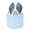 Light Blue, variant on Personalized Easter Basket – Rabbit Custom Embroidered with Name, 7.48” High, Lightweight & Foldable, Cute Bunny Ears Personalized Canvas